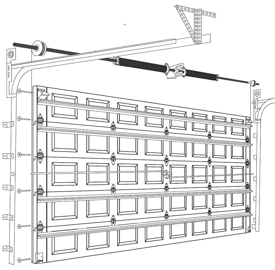 Hormann 1100 Garage Door Parts Diagram, Overhead Door Garage Doors Parts