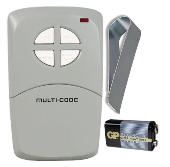 MultiCode 4140 4-Button Visor Gate Garage Remote MultiCode MCS414001 Transmitter 