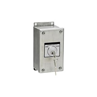 MMTC 1K4X-SS - Ext. Open/Close Keyswitch in Stainless Steel