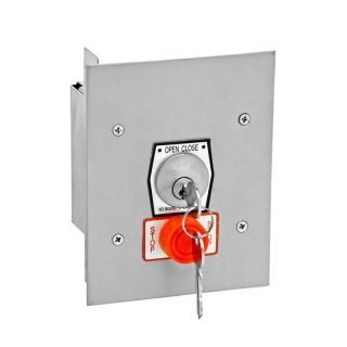 MMTC 1KFSX - Ext. Open/Close with Stop Button with Mortise Cylinder