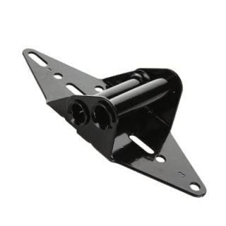 #3 Black Powder Coated Garage Door Hinge 14 Gauge
