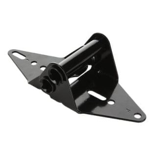 #4 Black Powder Coated Garage Door Hinge 14 Gauge