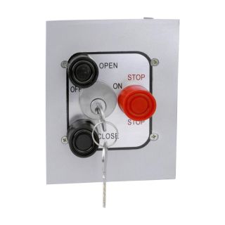 MMTC 3BFLM - Flush Three Button Control with Mortise Lockout