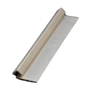 Garage Door Brush, Rubber and Vinyl Seal Retainer, Aluminum, 1.25" with Reverse 45° by Action Industries