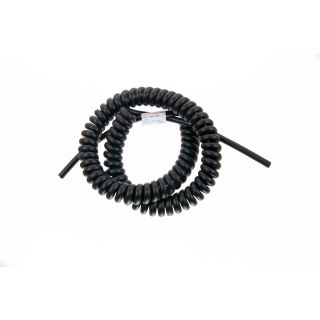 Miller Edge C184-12B Coil Cord: 18 Gauge, 4-Wire, 12 ft.