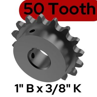 LiftMaster 71-1550B50LKH Sprocket Kit, 50 Tooth, 1"BX3/8"K