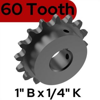 LiftMaster 71-1550B60LGH Sprocket Kit, 60 Tooth, 1"BX1/4"K