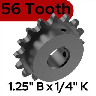 LiftMaster 71-1550B56QGH Sprocket Kit, 56 Tooth, 1.25"BX3/8"K