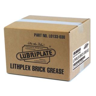 Lubriplate L0133-038 LITHPLEX BRICK GREASE - 12 Grease Bricks
