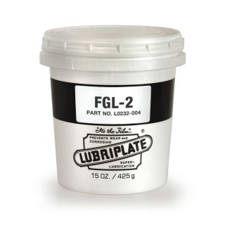 Lubriplate L0232-004 FGL-2 Food Grade Mineral Grease NLGI 2 - 12 15oz Tubs