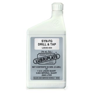 Lubriplate SYN-FG Drill & Tap Synthetic Cutting Fluid - 12 1 Quart Plastic Bottles