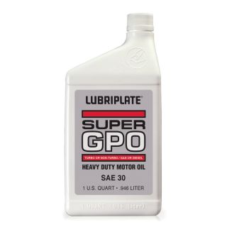 Lubriplate L0749-054 GPO MOTOR OIL - SAE 30 Motor Oil - 12 1 Quart Plastic Bottles