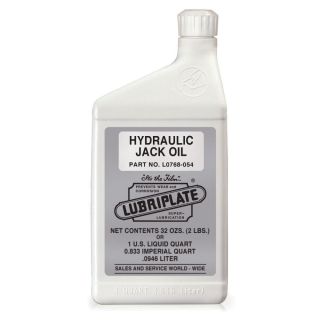 Lubriplate L0768-054 HYDRAULIC JACK OIL Hydraulic Oil - 12 1 Quart Plastic Bottles