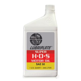 Lubriplate L0793-054 SUPER HDS MOT. OIL - 50 Motor Oil - 12 1 Quart Plastic Bottles