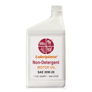 Lubriplate L0806-054 NON-DET. MOTOR OIL - 20W-20 Motor Oil - 12 1 Quart Plastic Bottles