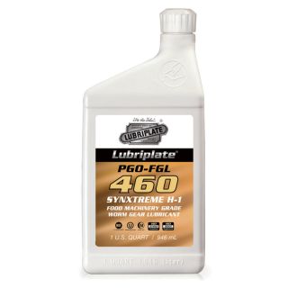Lubriplate PGO FGL-460 NSF H1 Synthetic Hydraulic Oil - 12 1 Quart Plastic Bottles