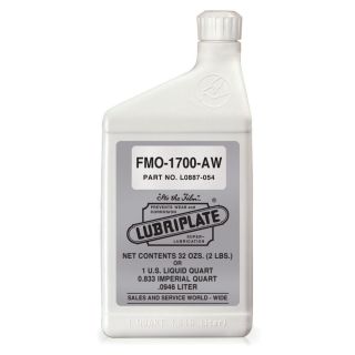 Lubriplate FMO-1700-AW Food Grade Mineral Chain Oil ISO 1700 - 12 1 Quart Plastic Bottles