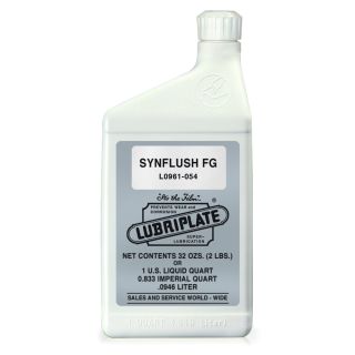 Lubriplate L0961-054 SYNFLUSH FG Food Grade Synthetic Grease - 12 1 Quart Plastic Bottles