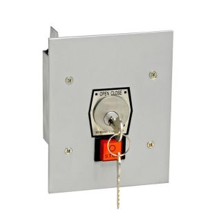 MMTC 1KFS - Int. Open/Close with Stop Button with Mortise Cylinder