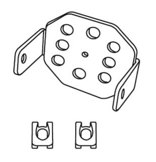 Marantec 100221 Head Bracket Kit with Clips