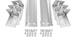 Pair of 2" Vertical Track for 7' 9" Garage Door